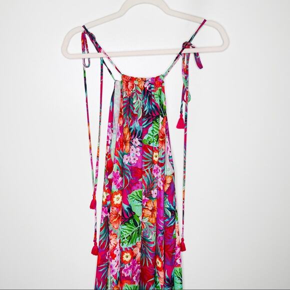 Show Me Your Mumu Rochester Maxi Daffodil Medium Vibrant Tropical Flowers - Picture 9 of 11